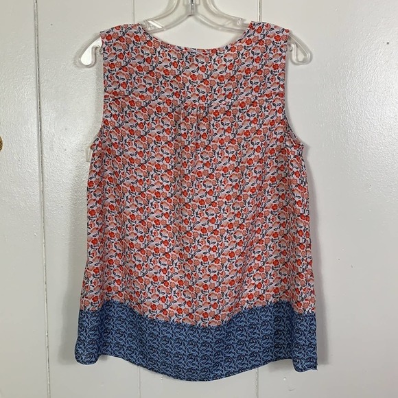 ZAC & RACHEL WOMEN’S FLORAL MULTICOLORS SLEEVES TOP SIZE S ROUND NECK BLOUSE - Picture 3 of 8